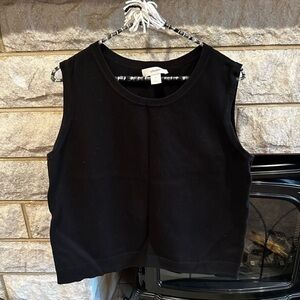 CJ Banks black sweater vest size X (14W)